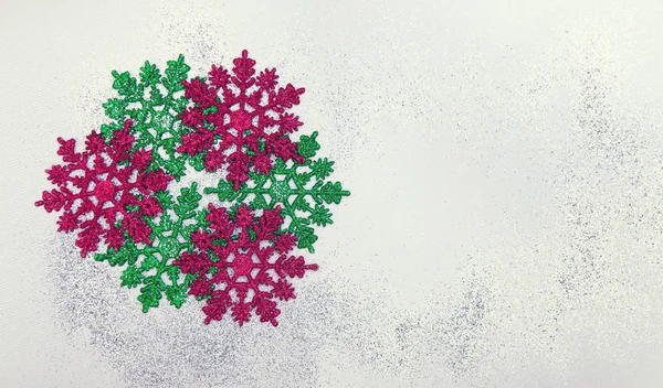 Noel kar taneleri ile ayarla