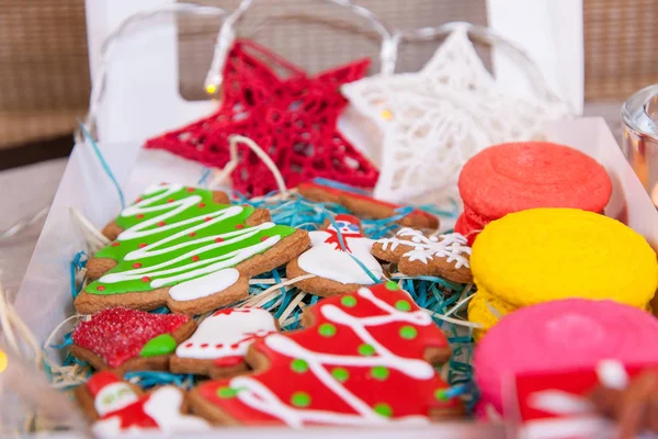 Noel kurabiyeleri el yapımı kutu