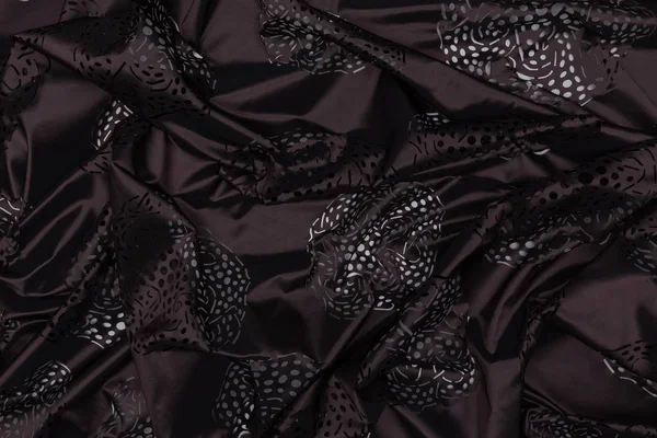 Piękna Tkanina Lekkim Wzorem Tekstylnym Tłem — Zdjęcie stockowe