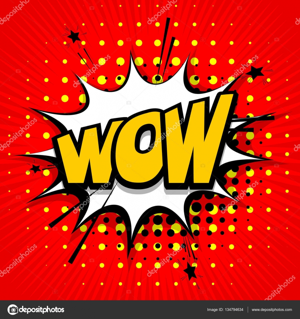 Comic text background wow Stock Vector Image by © #134794634 Comic text background wow Stock Vector Image by © #134794634