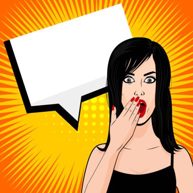 Esmer kız pop sanat nokta şaşırttı