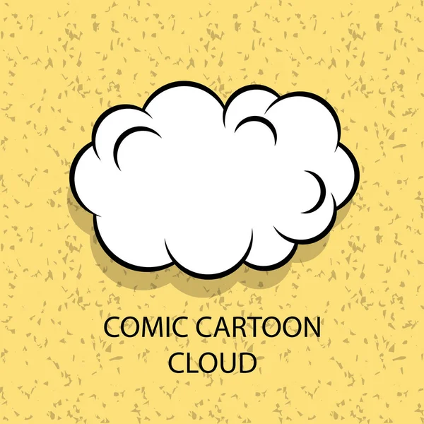 Balon chmura komiks kreskówka — Wektor stockowy