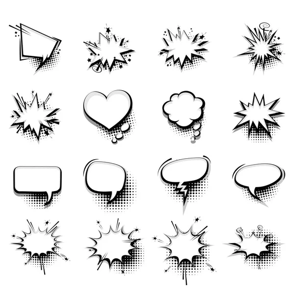 Komik boş metin konuşma balonu 20