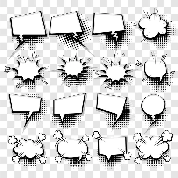 Komik boş metin konuşma balonu 20