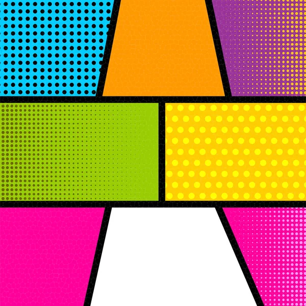 Pop art çizgi roman şerit arka plan