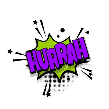 Komik metin ifade pop sanat 