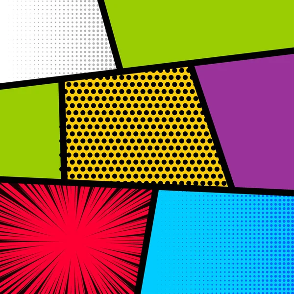 Pop art çizgi roman şerit arka plan