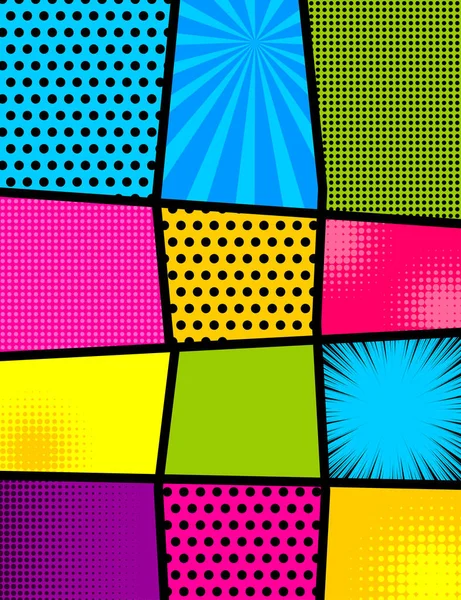 Pop art çizgi roman dergisi kapak şablonu yaptırın