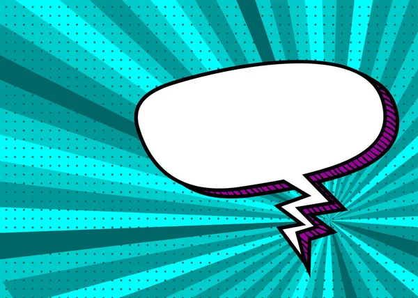 Εικόνα pop art στυλ comic κείμενο συννεφάκι ομιλίας — Διανυσματικό Αρχείο