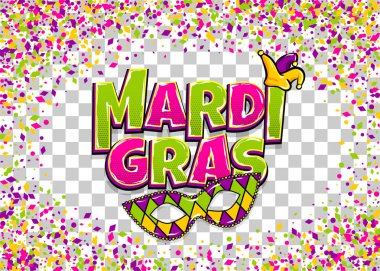 Mardi Gras Colofred konfeti geçmişi
