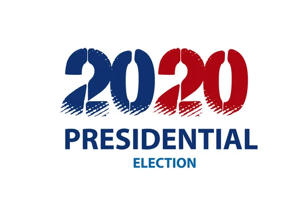 2020 Vote in USA american president banner — Stock Vector