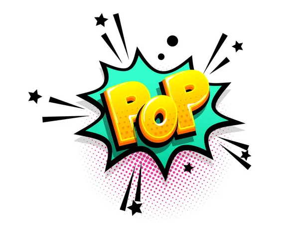 BD texte annonce phrase vente pop art — Image vectorielle