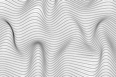 Moda 3d kapak kapak arkaplan çizgisi siyah eğri