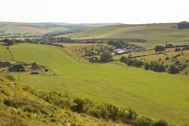 South Downs kırsal, Sussex, İngiltere