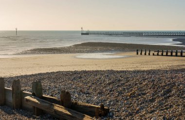 Beach Littlehampton, Sussex, İngiltere