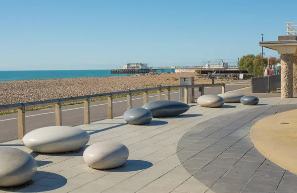 Worthing Seafront, West Sussex, Engeland — Stockfoto