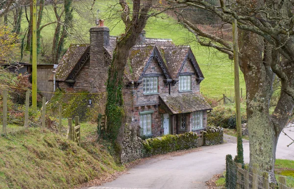 Stenen huisje in Devon, Engeland — Stockfoto