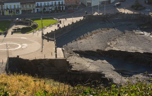 Strandpromenade in ilfracombe, devon, england — Stockfoto