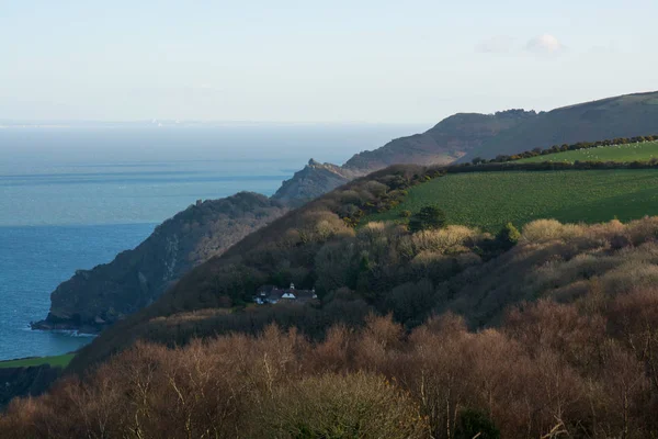 Kustlijn van Noord-Devon, Engeland — Stockfoto