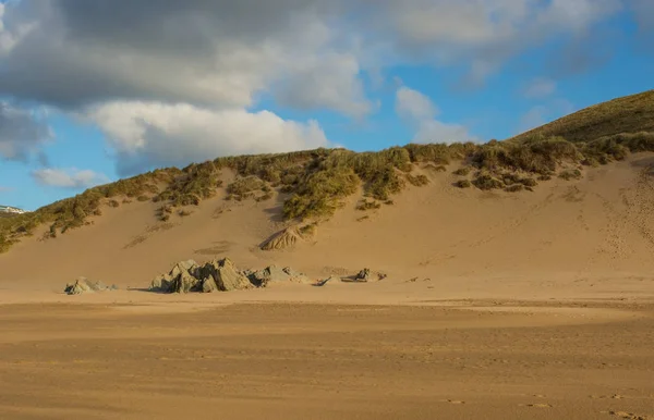 Woolacombe Sand cerca de Barnstaple, Devon, Inglaterra —  Fotos de Stock