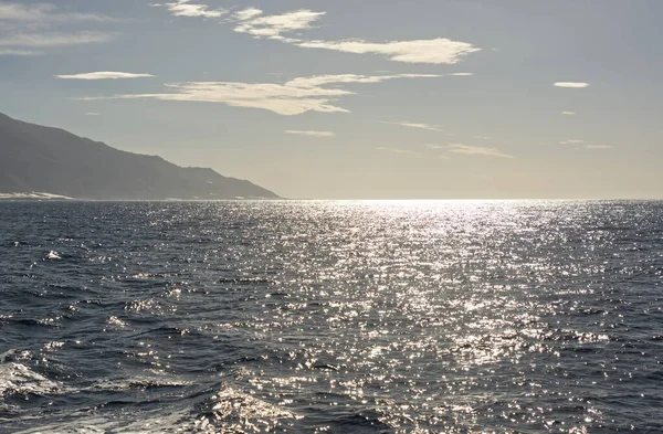 Litoral Oceano Atlântico Perto Tazacorte Costa Oeste Palma Ilhas Canárias — Fotografia de Stock