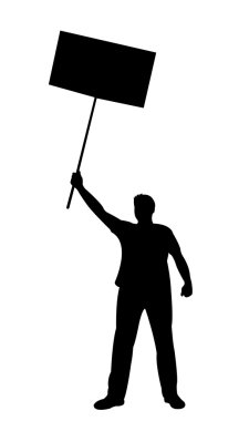 bir erkek vücudu silueti vektörü