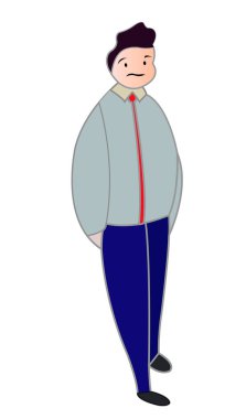 iş adam çizgi film