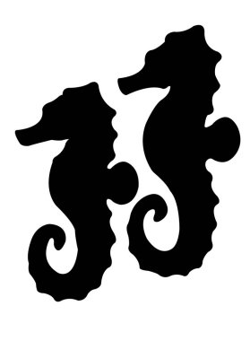 at siluet vektör görmek