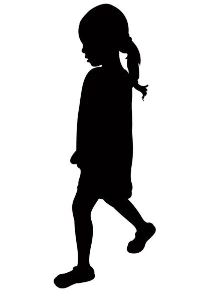 Man Woman Child Body Silhouette Vector: vetor stock (livre de direitos)  696708766