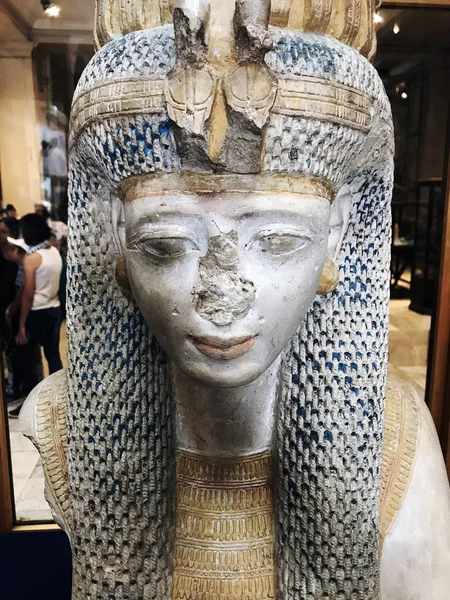 Statue inside the Museum of Egyptian Antiquities, Cairo, Egypt