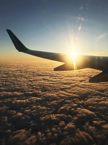 View Plane Window Boeing Sweden — Stock Photo, Image