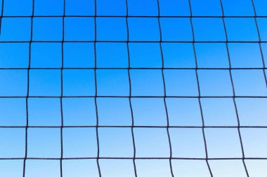 Voleybol kılavuz arka plan mavi gökyüzünde