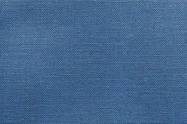 Fundo texturizado tecido áspero de cor azul — Fotografia de Stock