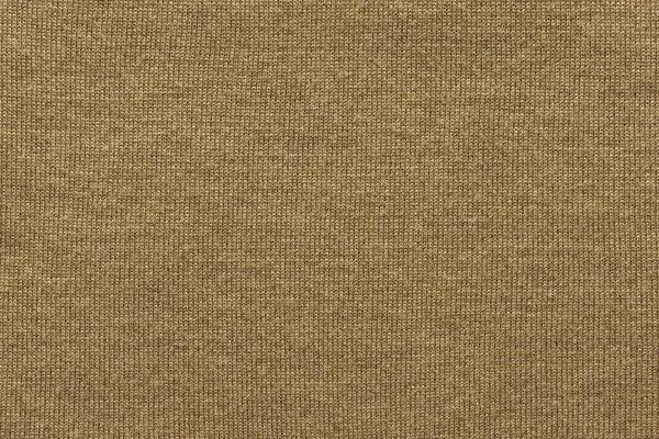 Texture woolen fabric or yarn closeup of sepia color — Stock Photo, Image