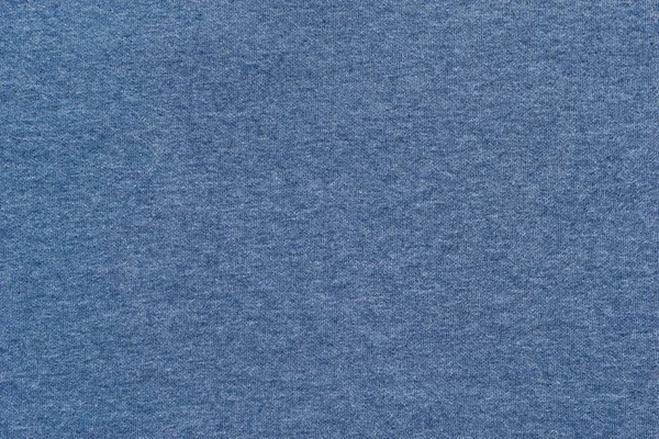 Textura de tecido de malha macia cor azul — Fotografia de Stock