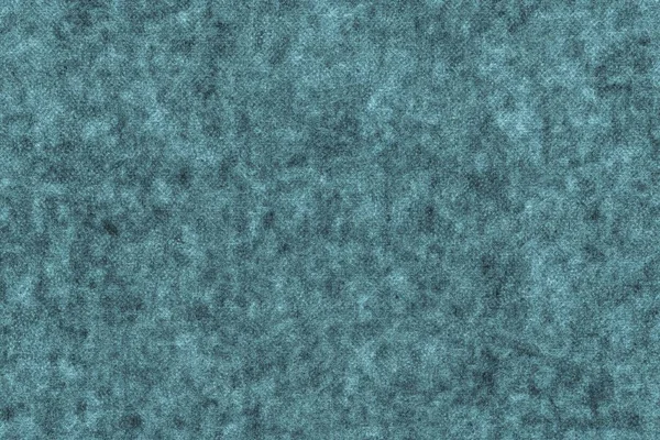 textured background of soft fabric dark turquoise color