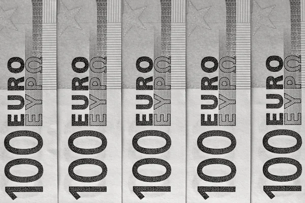 Fragmento abstracto del billete de 100 euros — Foto de Stock