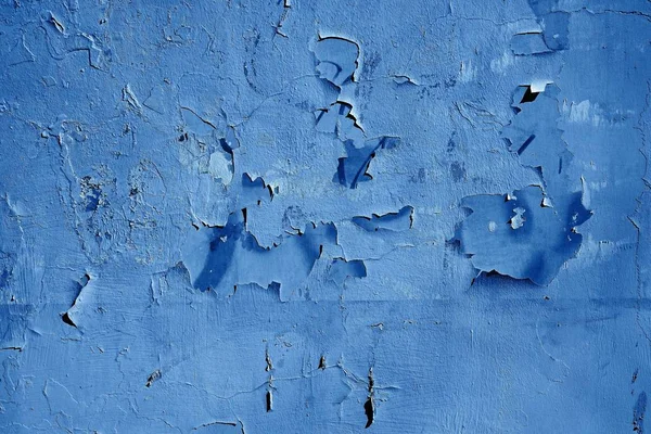 Vieux fond texturé abstrait de couleur bleue — Photo