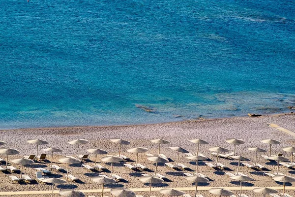 Beach landscape a look with top — Stock Photo, Image