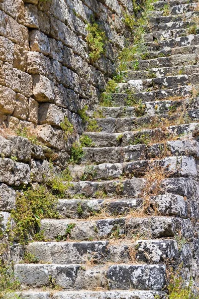 eski taş merdiven portre