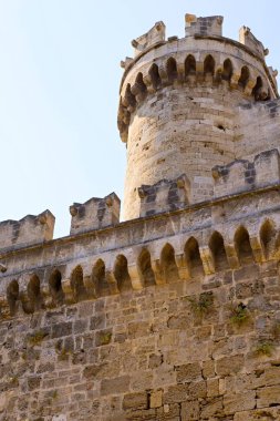 bir kule ile antik kale