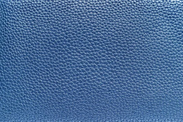 Texture bleue du cuir — Photo