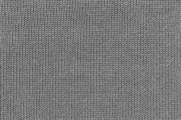 灰色针织的质地的面料 — 图库照片