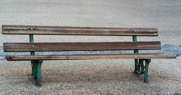 One empty bench closeup — Stock Photo, Image