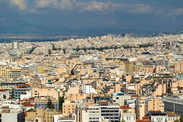 Landschaft der stadt athens — Stockfoto