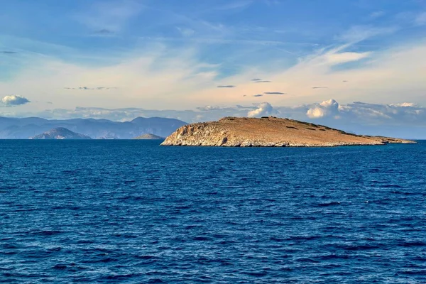 Paisagem marítima com o horizonte — Fotografia de Stock