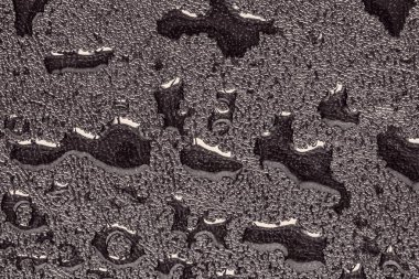 ıslak sert Menekşe doku ile su damlaları