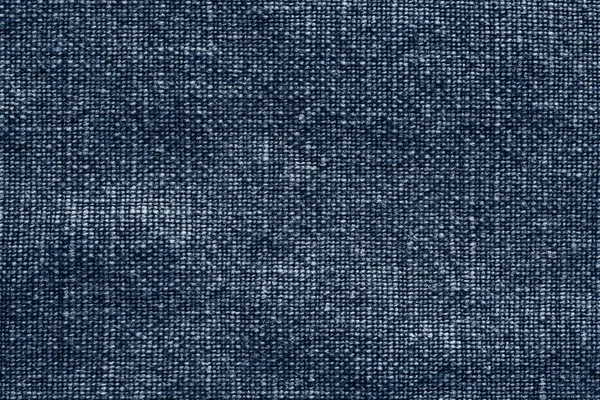 Texture of rough fabric blue color — Stock Photo, Image