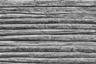 Eski ahşap günlük duvar