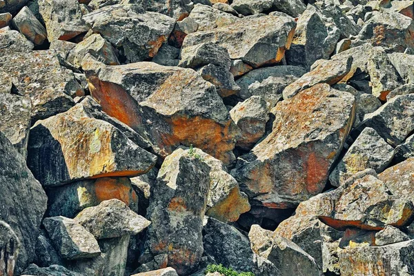 Pila Piedras Grandes Primer Plano Para Abstracto Fondo Texturizado Natural —  Fotos de Stock